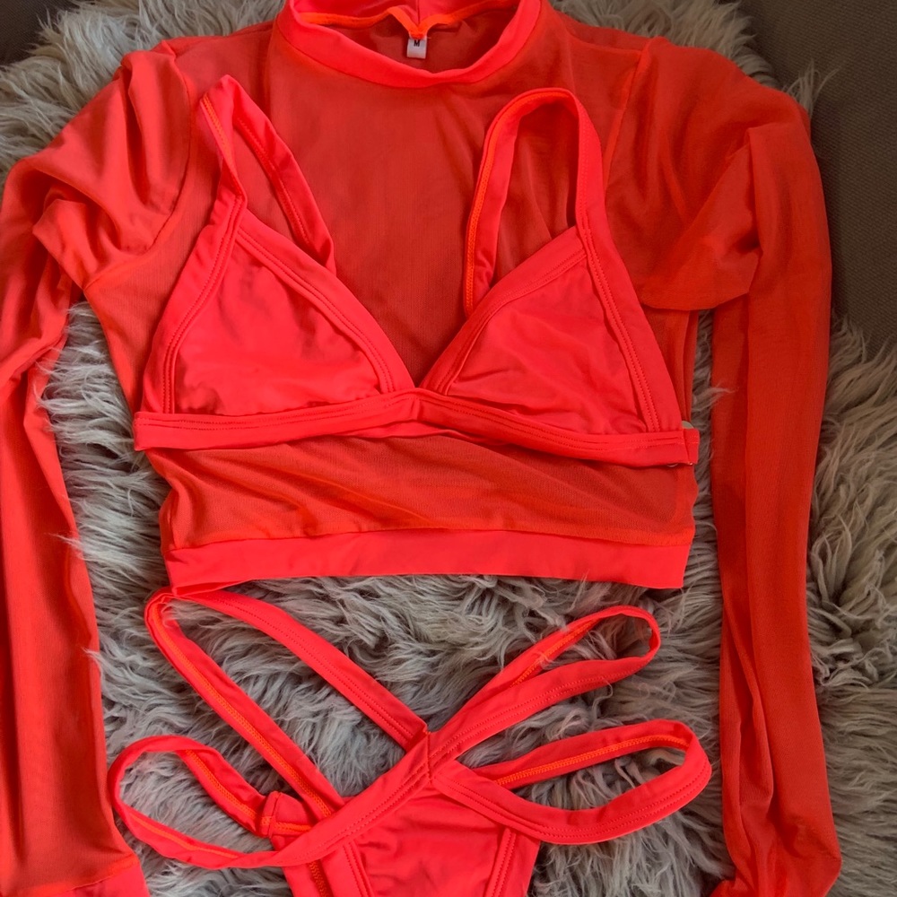 Coral 2 Piece Thong Swimwear